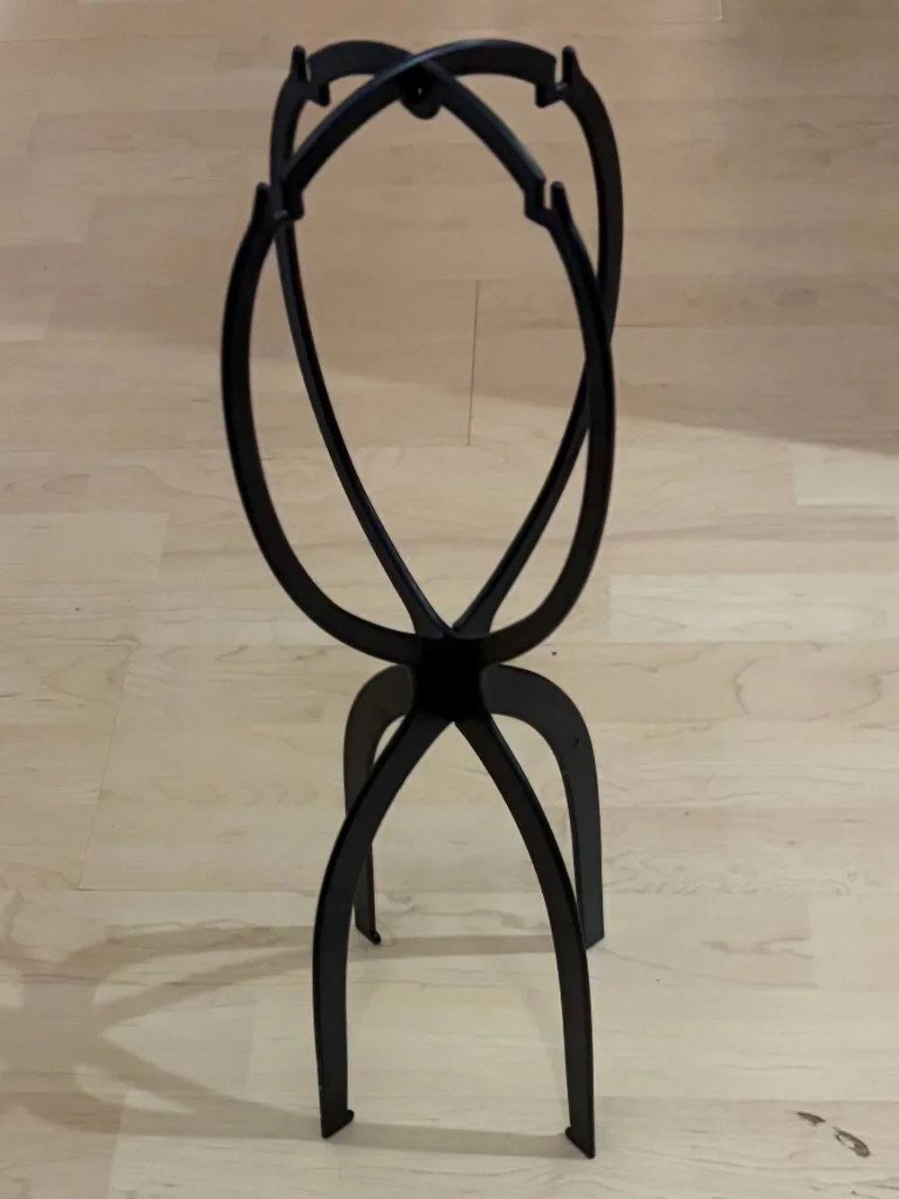 3‑Pack Black Wig Stands – Lightweight, Easy Assembly, Travel‑Friendly